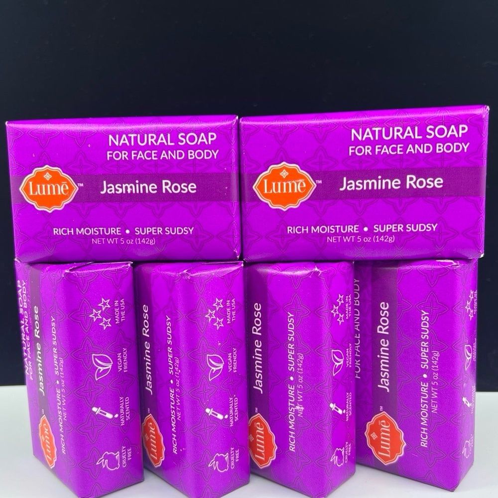 Jasmine Rose Bar Soap 5oz Full Size All Natural Factory Sealed Discontinued
